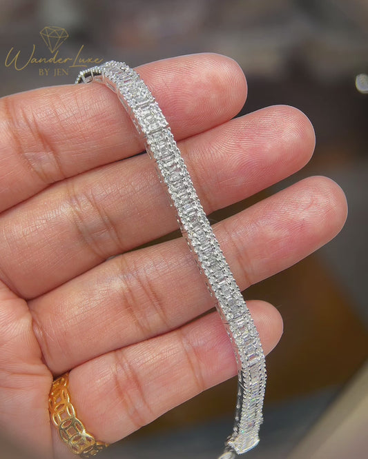 HK Setting Diamond Bracelet 14k Gold