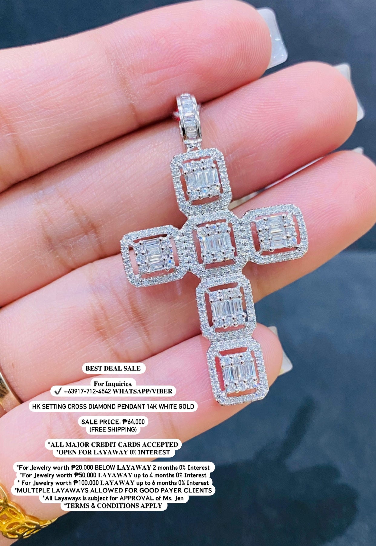 Diamond crosses on sale for sale