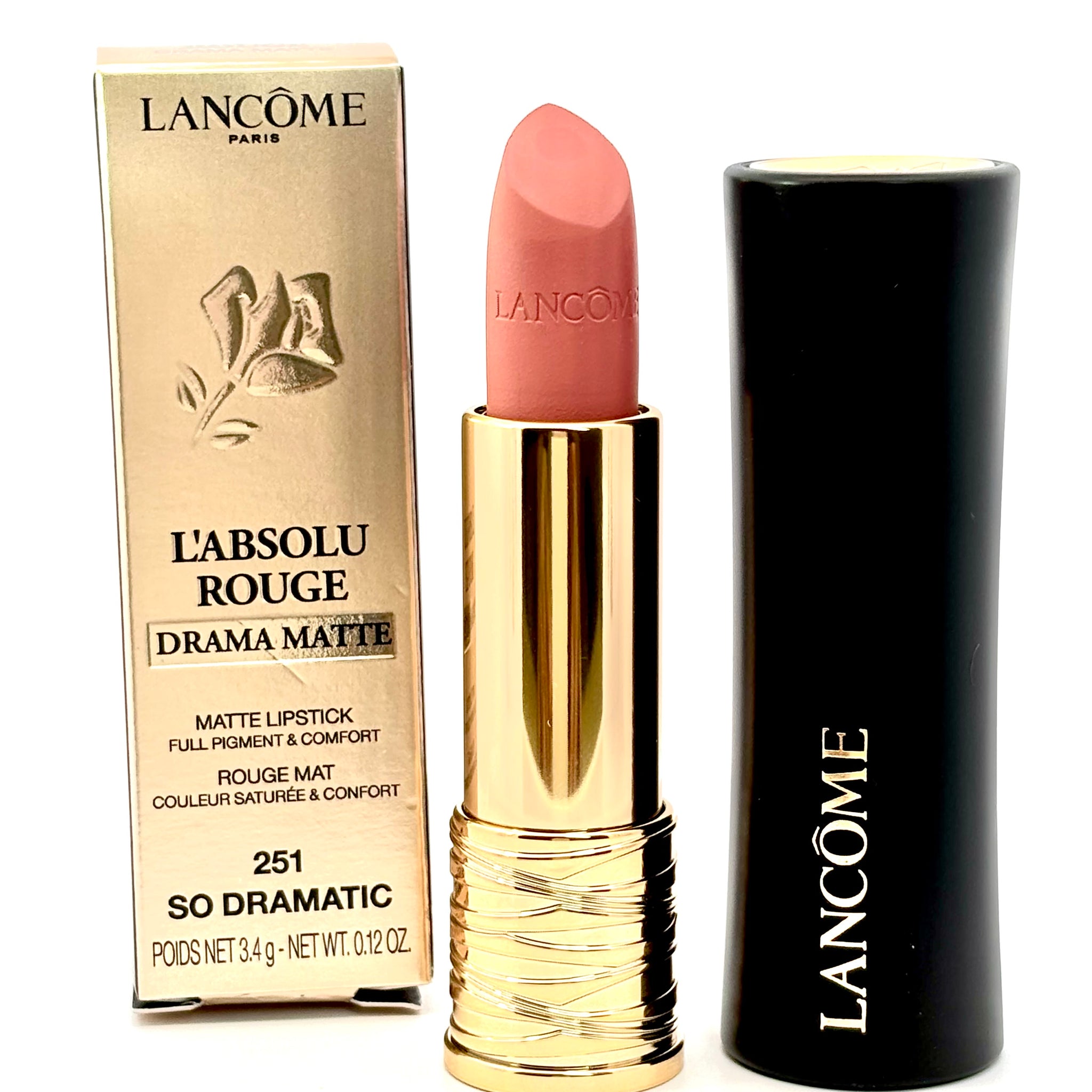 Lancome Paris L’Absolu Rouge Drama Matte Lipstick 251 (So Dramatic)