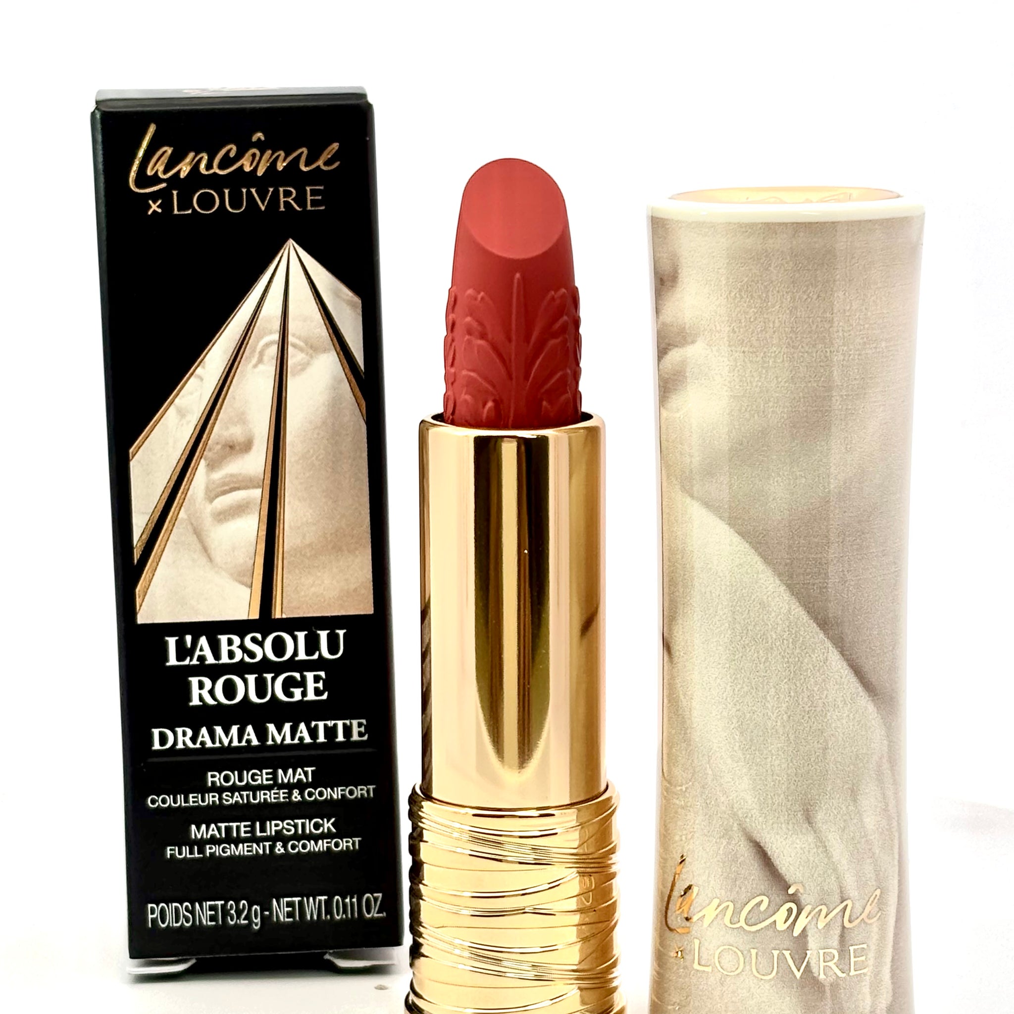 Lancome x Louvre L’absolu Rouge Drama Matte Lipstick 3.2g (Celestial Rose 105)