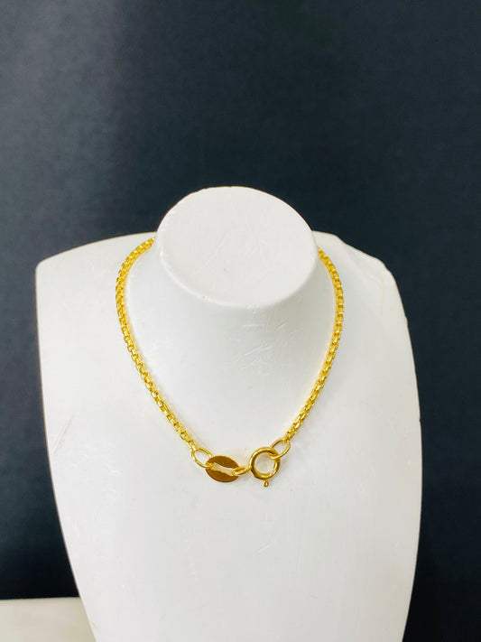 Chain Necklace 18k Saudi Gold 16" / 2g #ALBUM190