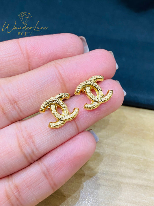 Earrings 18k Saudi Gold 1.94g #ALBUM16