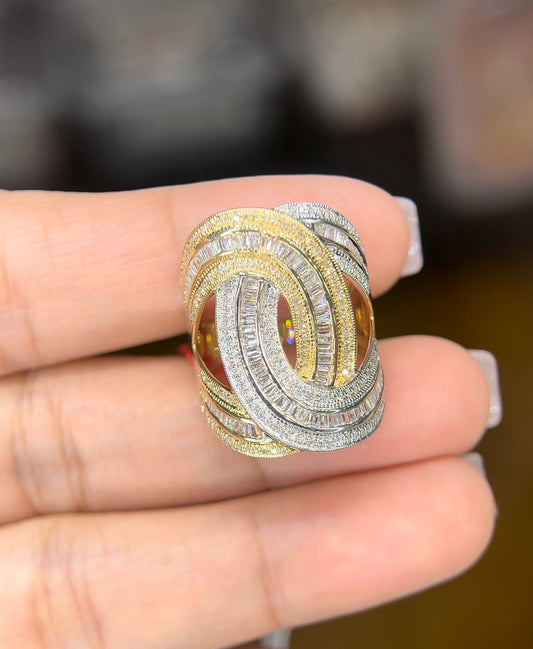 HK Setting DIAMOND Ring 14k Gold