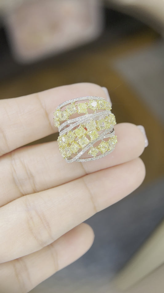 HK Setting DIAMOND Ring 14k Gold
