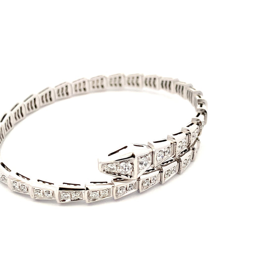 HK Setting DIAMOND Bangle w/ Serial 18k Gold (ALL SIZES AVAILABLE) #MS