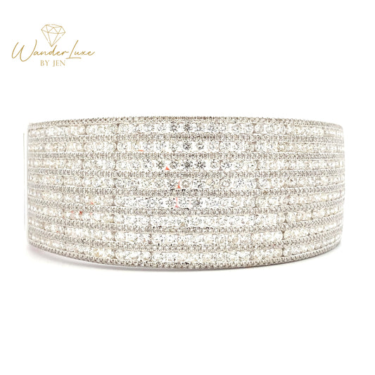 HK Setting DIAMOND Bangle 14k Gold