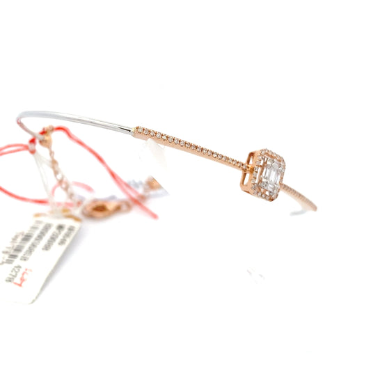 HK Setting Rosegold DIAMOND Bangle 14k Gold