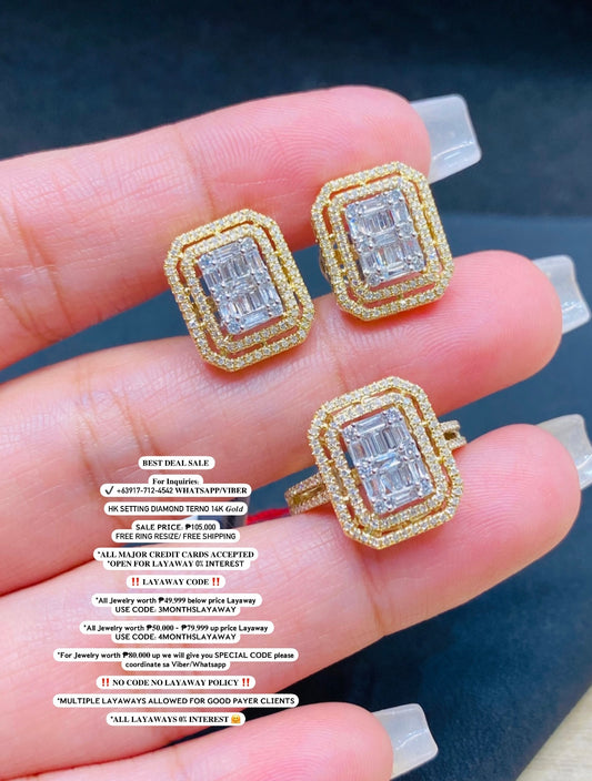 HK Setting DIAMOND Terno 14k Gold