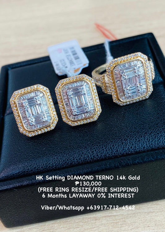 HK Setting DIAMOND Terno 14k Gold