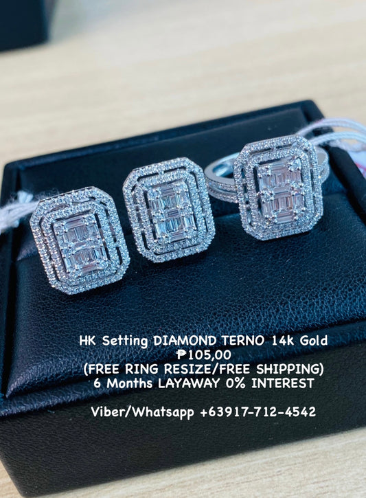 HK Setting DIAMOND Terno 14k Gold